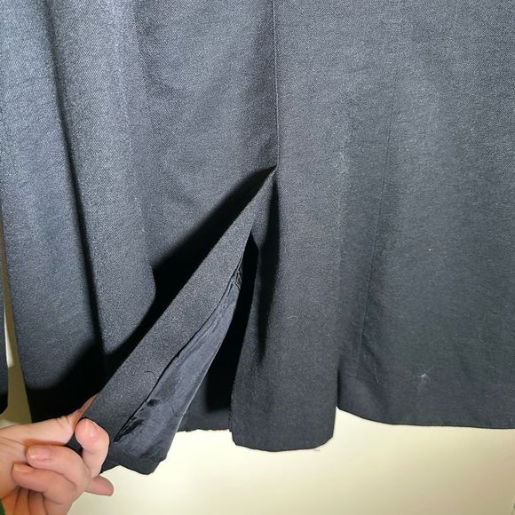 Vintage  Le Chateau women's conductor jacket blazer size large velvet buttons - Picture 7 of 9